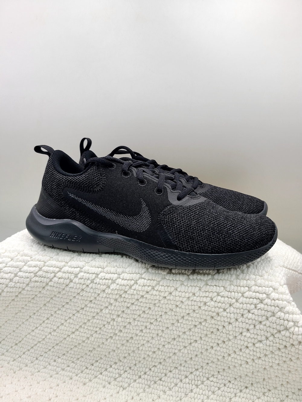 Nike Black Knit Running Shoes